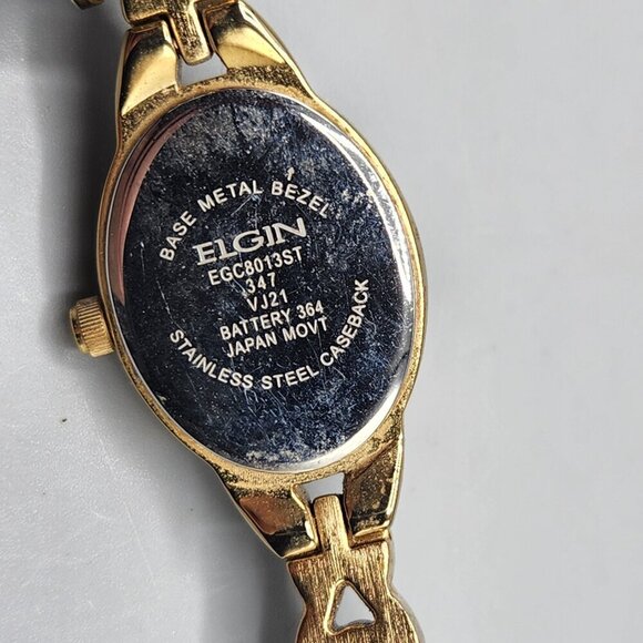 Elgin Womens Watch EG8013STB Quartz Mother of Pearl Dial - Picture 8 of 13